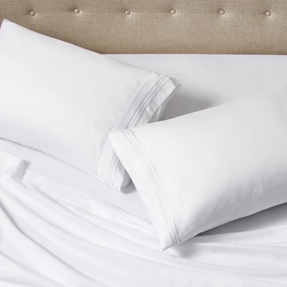 Cozy House Collection 1500 Series 4 Pc Bed Sheet Set -  Full - Pastel Blue - NEW - Picture 6 of 6